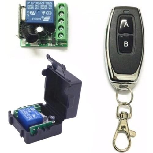 27RA DC 12V 1CH Relay Receiver Module RF Transmitter 433Mhz Wireless Remote Control Switch