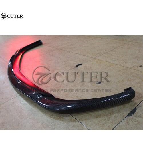 R230 SL500 Carbon fiber Front bumper lip Spoiler For Mercedes-Benz R230 SL600 car body kit 07-12