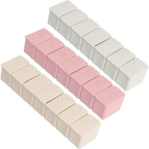 Portable 7-Grids Pills Storage Box Weekly Medicine Tablet Drug Tablet Dispenser Independent Lattice Pill Case