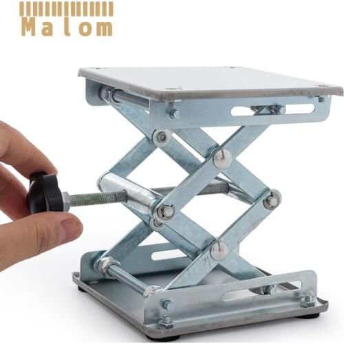 Adjustable Metal Lifting Stand Woodworking Lifter Manual Lift Tools for RC Crawler Car TRX4 TRX6 SCX10 Wraith RR10