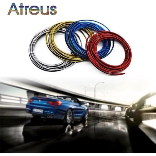 5M Exterior Decoration Strip Car Styling Sticker For Ford Focus 2 Chevrolet Cruze Aveo Captiva Lacetti TRAX Sail Accessories