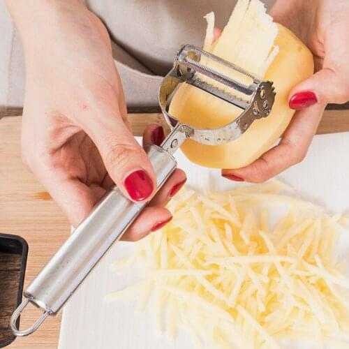 1 Pcs Vegetable Peeler Ultra Sharp Stainless Steel Dual Julienne Potato Peeler Fruit Vegetable Tools Kitchen Accessories