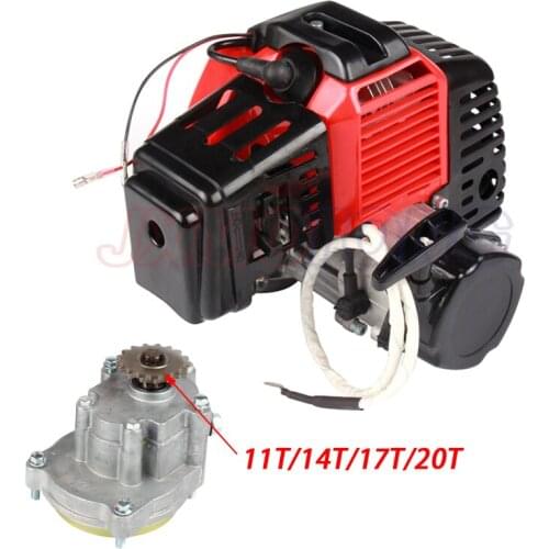 44-5 49cc For 2 stroke engine with gearbox for mini dirt bike,Pocket bike,Mini atv parts