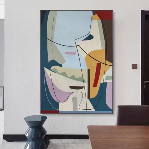 Abstract Line Art Canvas Paintings By Picasso Famous Prints and Posters Minimalist Wall Art Pictures for Living Room Home Decor