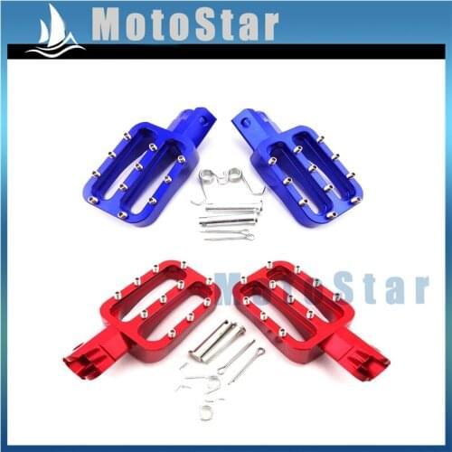 CNC Aluminum Footpegs Foot Rest For 50cc-160cc Chinese Pit Dirt Motor Bike Motorcycle Thumpstar Lifan YX