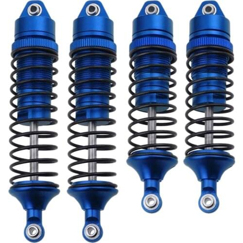 RC Car Shock Absorbers,Car Front and Rear Shock Absorbers, for Traxxas 1/10 Slash 4X4 4WD Upgrade - 4-Pack