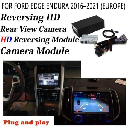 Car Reversing Trajectory Track Guide Camera Decoder For Ford Edge 2010-2020 Original Display Upgrade AUTO CAM DVR Parking System