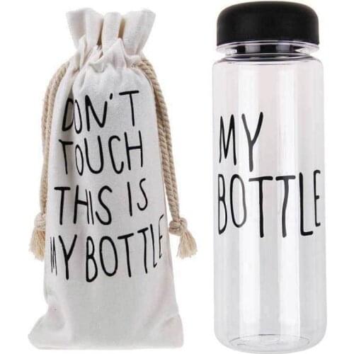 500 ML My Bottle Sports Travel Cup Transparent Fruit Juice Water Bottle Portable