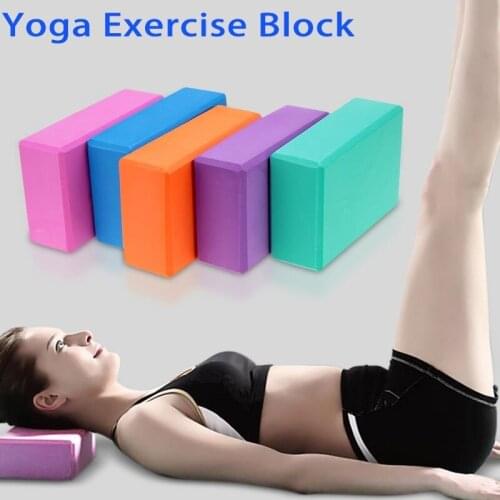 Yoga Props Foam Brick Stretching Aid Gym Pilates Aolikes Yoga Block Exercise Fitness Sportve