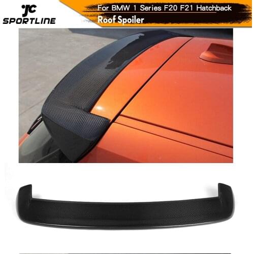 Carbon Fiber / FRP Car Roof Rear Spoiler Lip Window Wing for BMW 1Series F20 F21 2012 - 2018