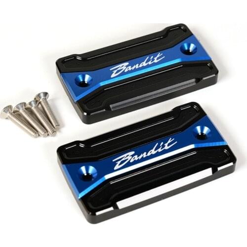 Motorcycle Fluid Reservoir Cap Front Brake Clutch Master Cylinder Cover For SUZUKI BANDIT BanditS 650 S650 1250/1250S