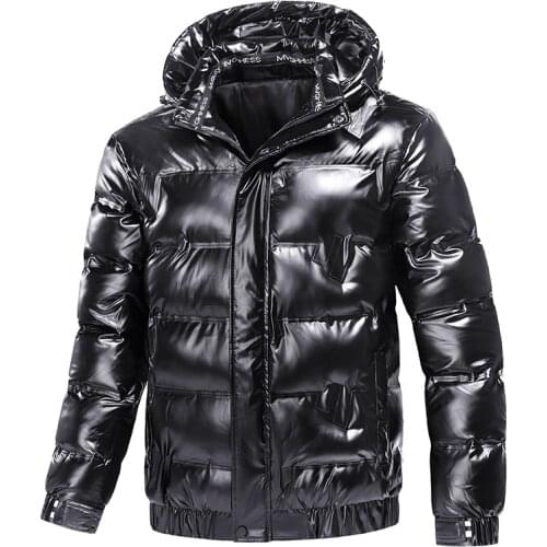 Winter Warm Thick Parka Jacket Men Outwear Coat Casual Cotton Padded Down Jackets Male Slim Fit Overcoat Windbreaker Clothing