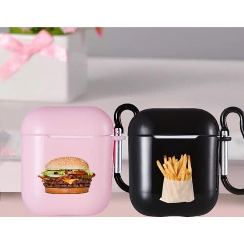 Cartoon Fries Soft Silicone Case for Apple Airpods Pro 1 2 Bluetooth Wireless Headset Earphones Cases Headphone Protection Cover