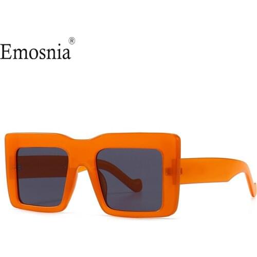 New Classic Square Sunglasses Women 2021 Oversized Wide Legs Unisex Sun Glasses Men Big Frame Eyeware Travel Gift UV400 Leopard