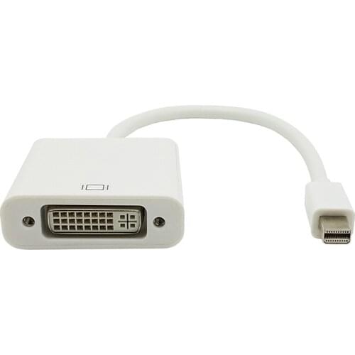Mini DP to DVI Adapter Male to Female Thunderbolt Mini Display Port DisplayPort V1.2 to DVI Connector