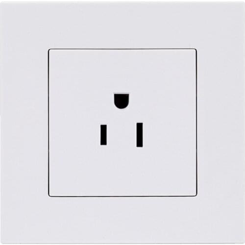 15A American standard socket panel power switch socket Japanese style three hole power socket pop socket