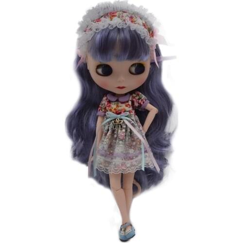 Blyth Doll BJD, Neo Blyth Doll Nude Customized Frosted Face Dolls Can Changed Makeup and Dress DIY, 1/6 Ball Jointed Dolls SO37