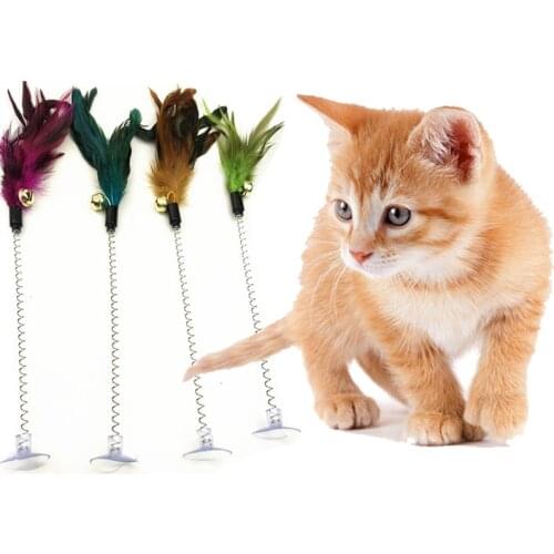Pet Products Funny Cat Stick Set Pet Cats Interactive Play Toy Simulation Molar Sucker feather funny cat stick Pet Cat Supplies