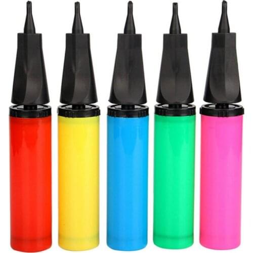 Balloon Pump Inflator Plastic Hand Held Latex Balls Party Foil Balloons Air Pump Portable Ball Decoration Tools