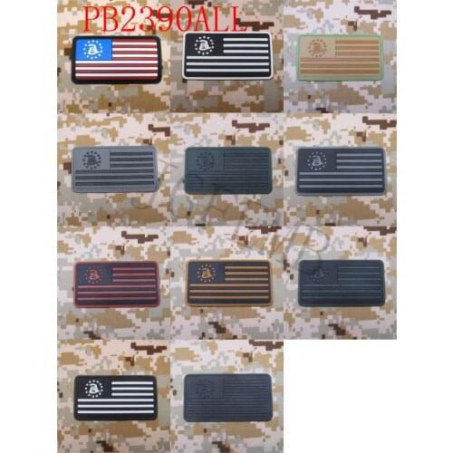 Snake America flag 3D PVC patch STYLE1