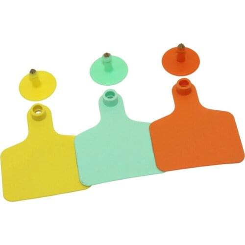 Without Word Pig Ear Signage Copper Head Earrings Pig Equipment Animal Identification Cards 75mm x 60mm Farm animal feeding tool