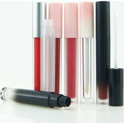 100pcs Lip Gloss Tubes with Wand, 3ml Empty Lipgloss Containers Refillable Lipstick Lip Glaze Tubes with Rubber Stoppers