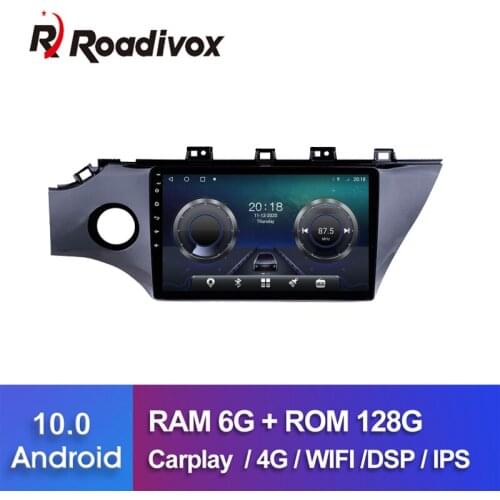 9" Android 10.0 RAM 4G ROM 64G Car DVD For KIA RIO 3 K2 2017 Car Radio Multimedia Player GPS Navigation System Head Unit Video