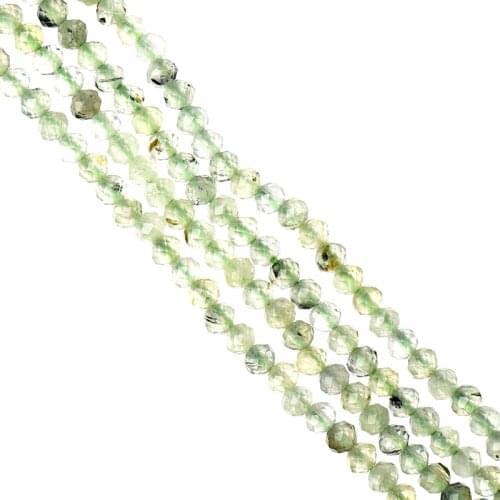 Natural Prehnite Jade Stone Beads For Jewel Making Bracelet Necklace 15inch 3-2mm Pick Size For Lovely Girls Ladies H542