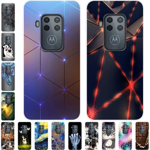 For Motorola One Zoom Case Phone Cover Soft Silicone 3D Printing Back Case Coque for Moto One Zoom / Moto One Pro Case Cover