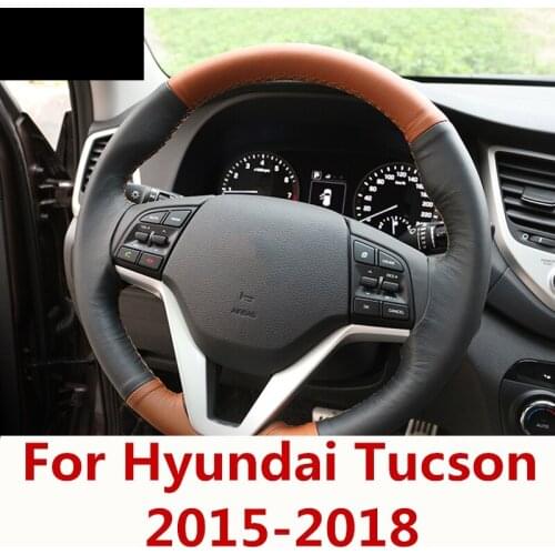 Steering wheel cover four seasons universal steering wheel cover interior modification Interior For Hyundai Tucson 2015-2018
