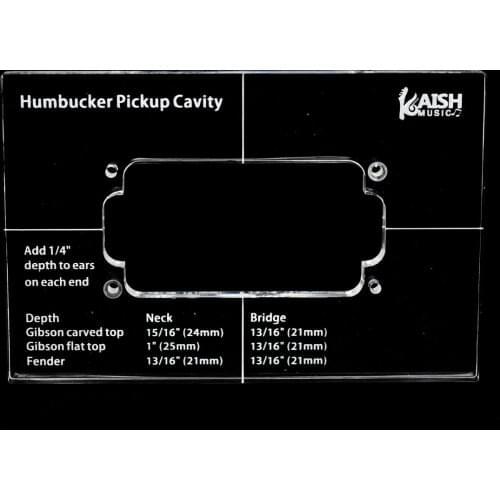 Dopro Acrylic Humbucker Pickup Routing Template Pickup Templates for Guitar Body or Pickguard Rout