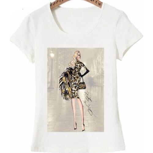 Dugujunyi 2020 New Summer Women T Shirt Vintage Fashion Schnauzer Mom Print T-Shirt Woman Casual Tops Cute Girl Tees White Short