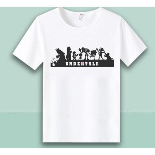 Undertale T shirt Skull Brothers Cosplay T-Shirt Summer Game Tops Tees