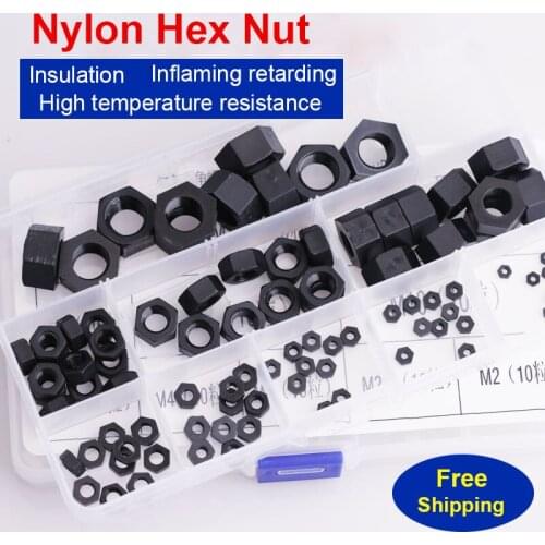 Acorn Nut / Nylon Hex Nut / Cap nut / Plastic Hexagon Cover Nut combination set decorative screw cap Hex Domed Cap Nut