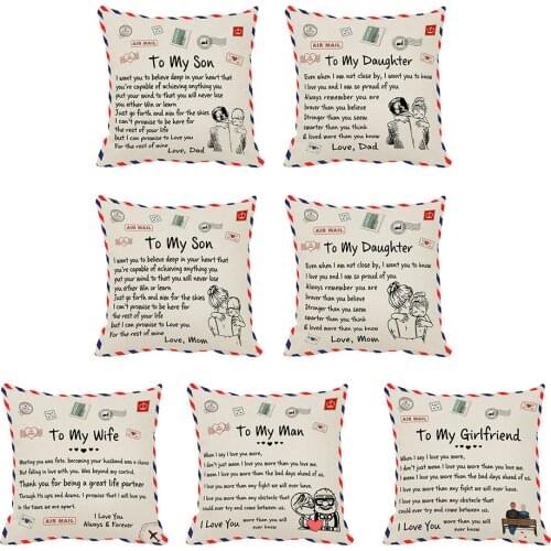 Custom 45x45cm Peachskin Pillow Case Personalized Design Decorative Throw Pillowcase Home Cushion Pillow Cover Anniversary Gift