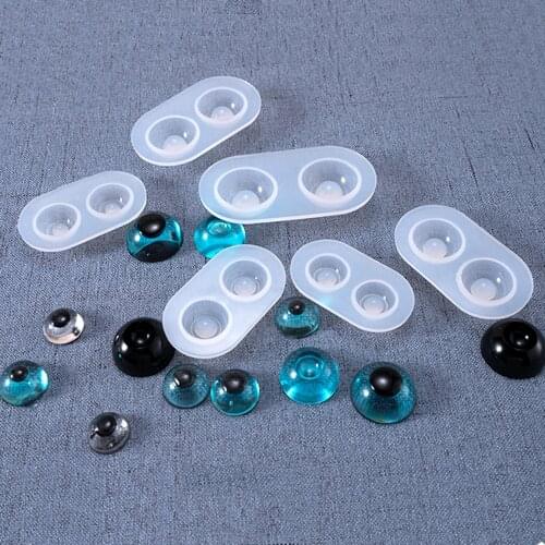 Doll Eye Mold Small baby Doll Pupil Mould Doll Eyes DIY Clear Soft Mold for Resin Art Uv Resin Pendant Mold Epoxy Resin Molds
