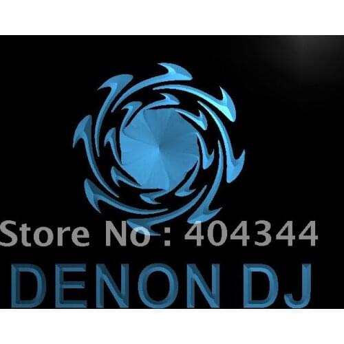 LL038- Denon DJ Home Audio Theater NR LED Neon Light Sign home decor crafts