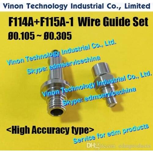 Ø0.105-Ø0.305MM F114A+F115A-1 Finish Cut-Diamond Guide Set (High Accuracy type) A290-8104-Y705,A290-8104-Y706,A290-8119-Y705,A29