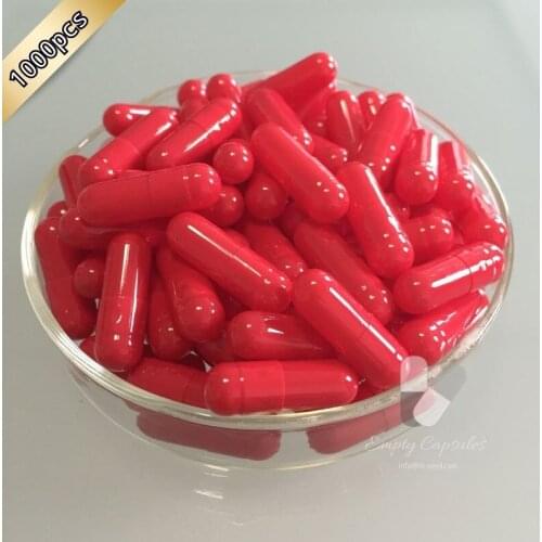 Plant Capsule Shell No. 0 Large Small Edible Medical Empty Plastic Charger 5000 Capsules