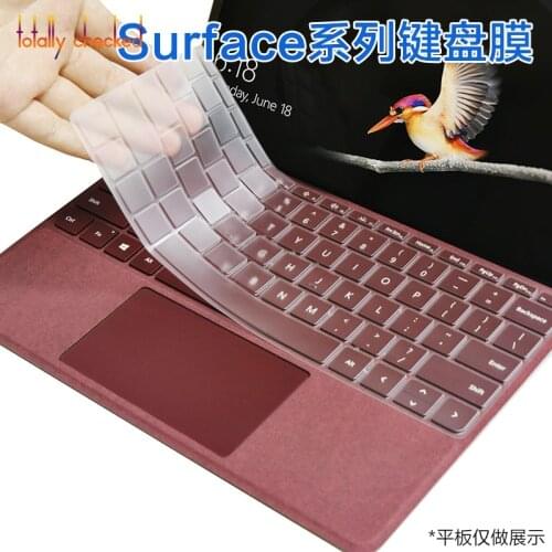 Laptop 15.6 Inch / Surface Book 1 2 13.5 15.6/ Surface For Microsoft Surface Pro 6 5 4 12.3 Inch Silicone Keyboard Cover Clear