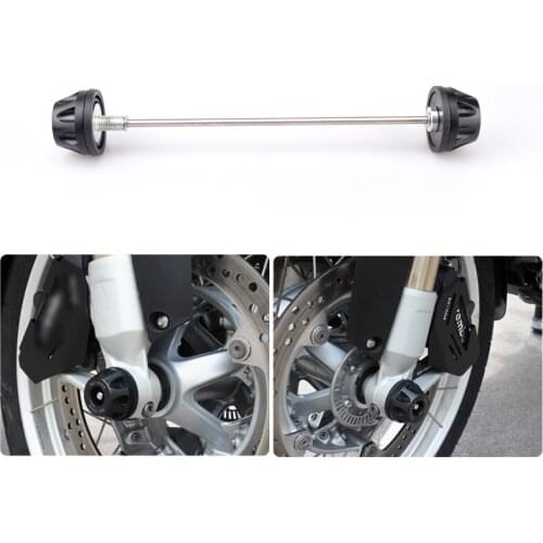 R1200GS For BMW R 1200GS 2008 2009 2010 2011 2012 R1200 GS Motorcycle Front Axle Fork Wheel Protector Crash Sliders Cap Pad