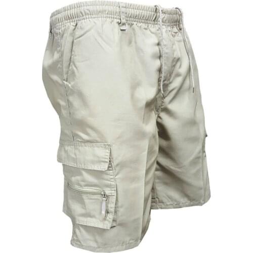 Summer Brand Men Cargo Shorts Tactical Cargo Shortpants Male Mens Loose Shorts Multi-Pocket Short Pants Outdoor Hunting Fishing