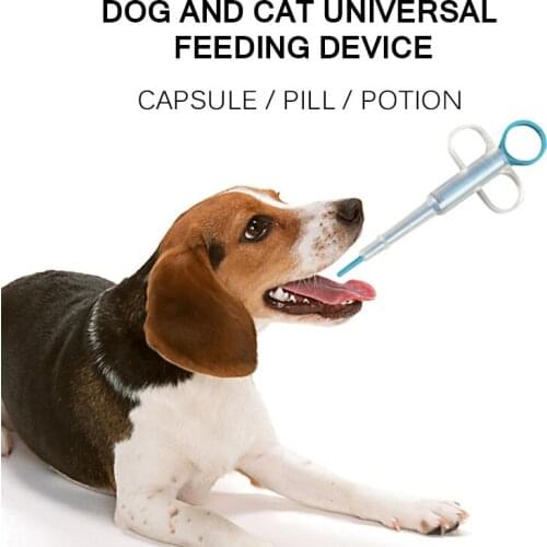 Pet Pills Dispenser Dog Cat Pill Shooter Push Dispenser Medicine Syringe Pill Feeding Tool Home Universal Pet Medicine Feeder