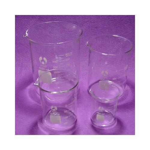 Glass Beakers 100ml 250ml 500ml 1000ml Each One,Lab Glassware Set