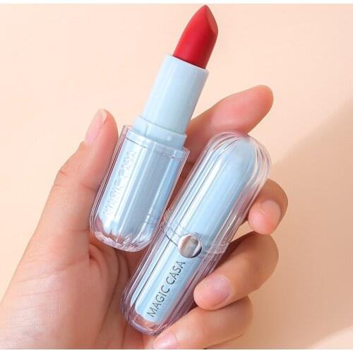 Fresh Little Diamond Lipstick Moisturizes, Waterproof, Sweat Proof, Does Not Fade, Easy To Color Student Lipstick Cosmetics