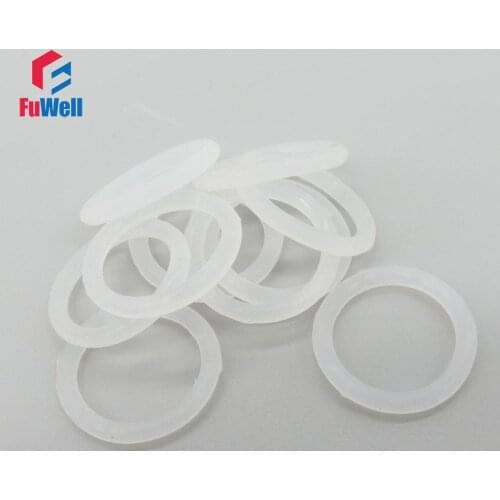 Transparent Rubber O-rings Sealing 3.5mm Thickness O Ring Seals Gasket Washer OD 125/130/135/140/145/150/155/160/165/170/175mm