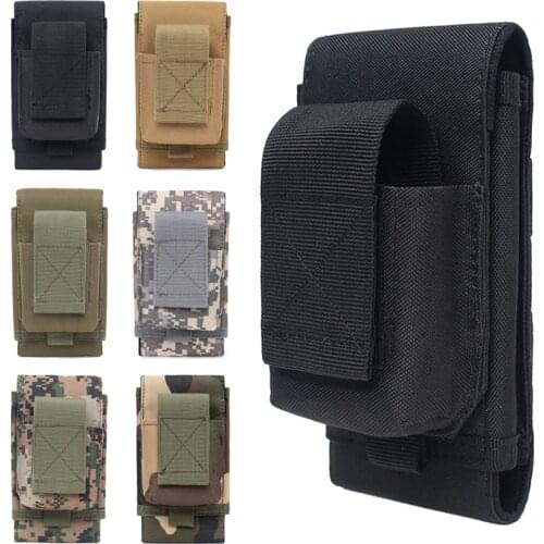 Military Tactical Camo Belt Molle Pouch Bag Pouch Ammo Pocket Case Hunting Accessories For Airsoft Open Top Pistol Phone Bags