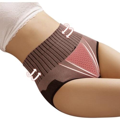 New Style Belly Panties Ladies High Waist Panties Hip-Lift Panties Breathable Pants Sexy Underwear M-XL Body Shaping Panties