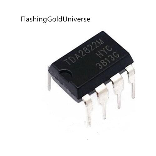 Free shiping 100PCS TDA2822 DIP-8 2822 TDA2822M New original