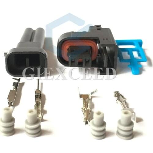 2 Sets 2 Pin 15419715 15326181 15411633 Automotive EV6 Injector Plug Auto Connector For Car Wiring Harness